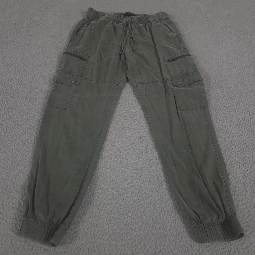 Banana Republic Pants Womens Small Green Jogger Cargo Tapered Leg Utility Pocket
